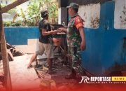 Babinsa Rowokangkung Bersama Warga Rehabilitasi Kamar Mandi Musala At Taqwa 