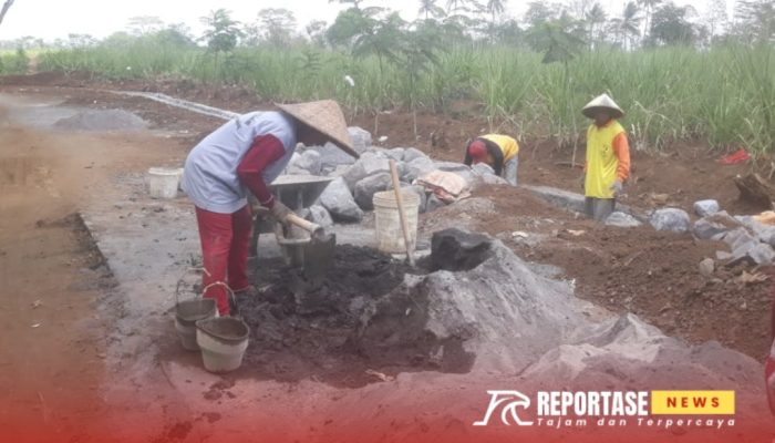 Aktivis di Lumajang Soroti Pembangunan Drainase di Desa Barat Kecamatan Padang Diduga Salahi Aturan