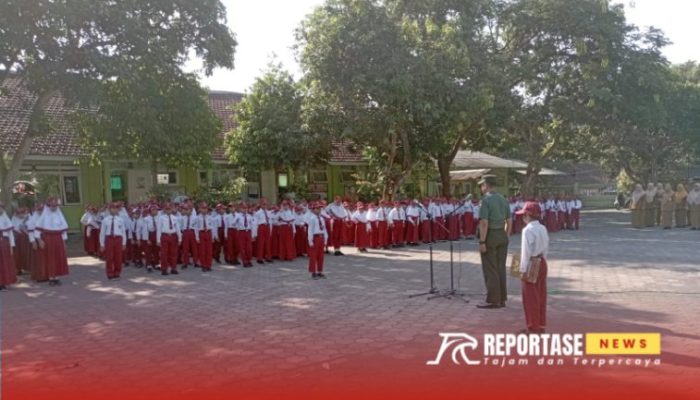 Peltu Cahyo Purnomo, Berikan Wawasan Kebangsaan kepada Siswa SDN Wonorejo 01