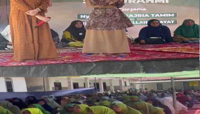 Safari Silaturrahmi Nyi Ita dan Hj Vanny, Bersama Anak Cabang Muslimat NU Camplong Sampang