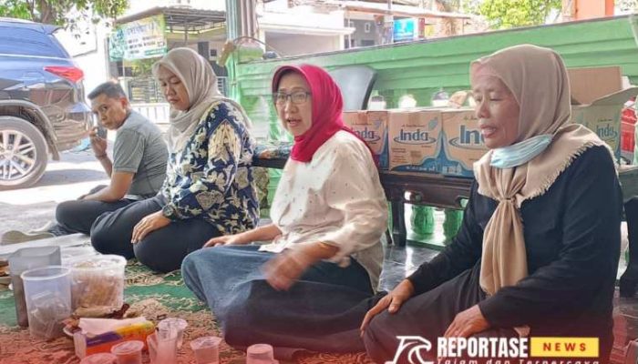 Bunda Indah Peduli, Takziah ke Rumah Pasien Posbindu Keswa