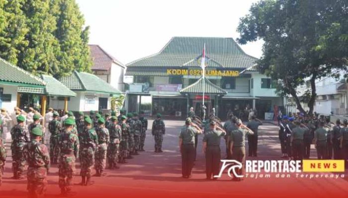 Kodim 0821/Lumajang Laksanakan Upacara Tujuh Belasan, Pesan Panglima TNI Tentang Stabilitas Nasional