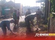Kerja Bakti, Babinsa Jarit Bersama Warga Bersihkan Jalan Desa 9 Kerja Bakti, Babinsa Jarit Bersama Warga Bersihkan Jalan Desa
