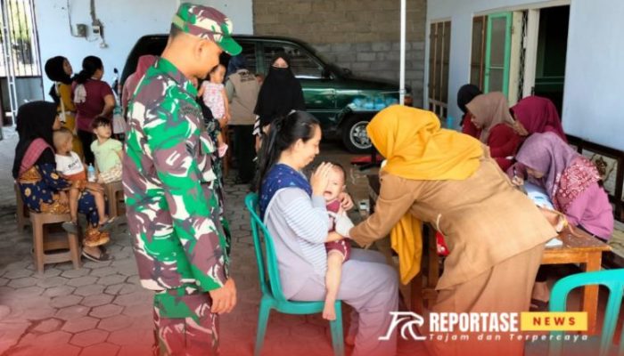 Posyandu Gerbangmas Kamboja: Kolaborasi Babinsa dan Tenaga Kesehatan di Desa Jatigono