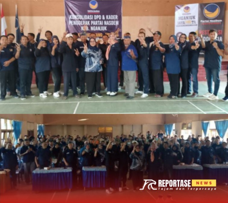 Dewan Pimpinan Daerah (DPD) Partai Nasdem Kabupaten Nganjuk mengadakan konsolidasi