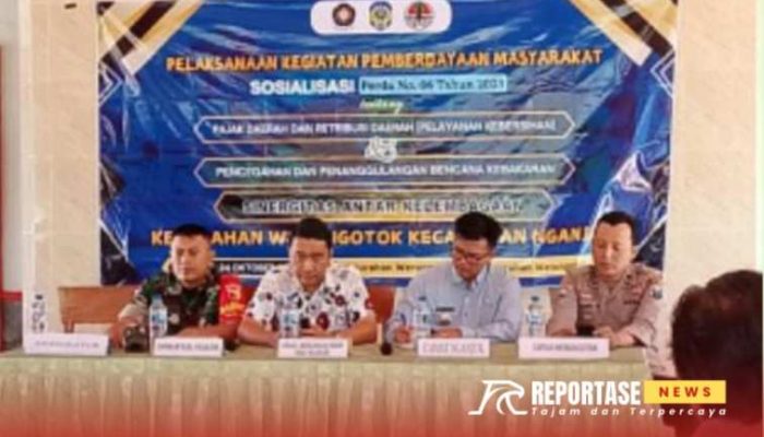 Sosialisasi Penanggulangan Kebakaran dan Pajak Daerah di Kelurahan Werungotok