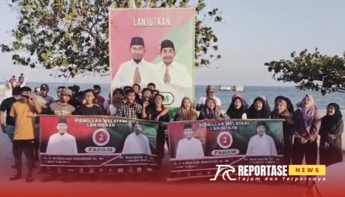 Pilkada Sumenep, Generasi Muda Sapeken Resmi Dukung FAHAM