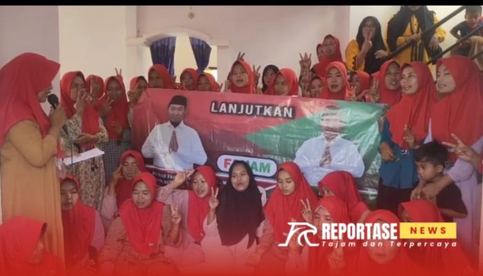Kaum Muslimat Desa Torjek Deklarasikan Pasangan Fauzi – Kiai Imam Hasyim