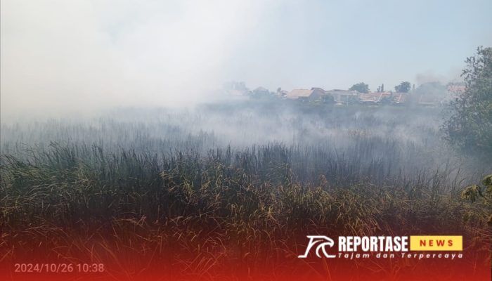 Kebakaran Lahan: Satu Unit Damkar Alami Kendala, Api Makin Meluas