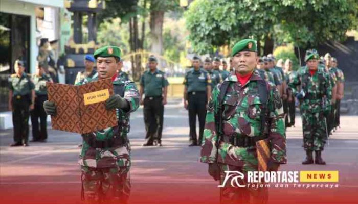 Kodim 0821/Lumajang Gelar Upacara Hari Sumpah Pemuda ke-96, Semangat “Maju Bersama Indonesia Raya”