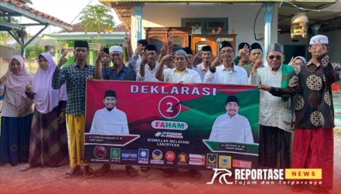 Dukungan Mengalir, Ponpes Raudatul Iman dan Tokoh Gadu Barat Bersatu untuk Paslon Faham