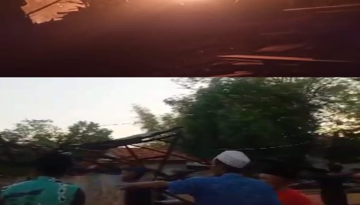 Gudang Somel Kayu Desa Sogiyan Dilalap Si Jago Merah, Pemilik Lapor Polisi
