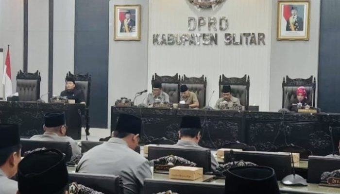 DPRD Kabupaten Blitar Gelar Dua Agenda Rapat Paripurna