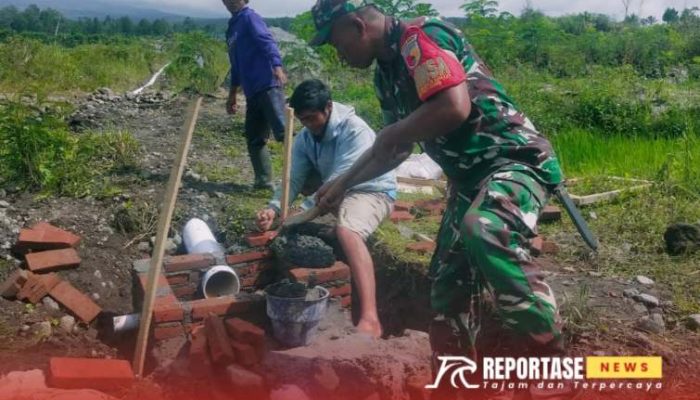Sinergi Babinsa dan PPL BPP Sumberurip: Solusi Irigasi Perpipaan untuk Ketahanan Pangan