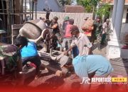 Semangat Kebersamaan: Babinsa Kedungrejo Ambil Bagian dalam Karya Bakti Pembangunan Musala 
