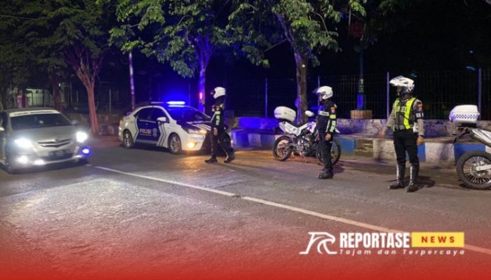 Patroli Tim Elang Polres Sumenep, Tindak Tegas Pelanggar Lalu Lintas