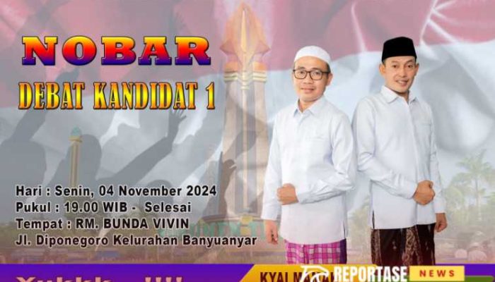 Sahabat MANDAT dan Blok M Trunojoyo Sampang Gelar Nobar Debat Kandidat Perdana