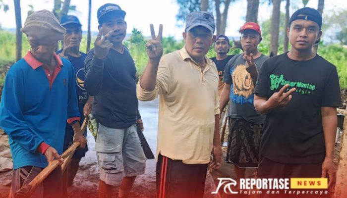 Lanjutkan 2 Periode, Pekerja Proyek di Ganding Optimis FAHAM Menang