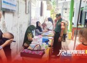 Tingkatkan Kesehatan Masyarakat, Babinsa Jogotrunan Dampingi Monitoring Posyandu