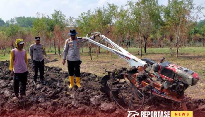 Polres Nganjuk Siapkan Lahan Seluas 0,28 Hektare yang Akan Ditanami Jagung 