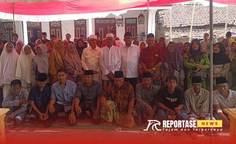 Foto: Achmad Fauzi Wongsojudu saat menghadiri acara silaturahmi bersama warga Desa Mandala, Kecamatan Rubaru, @by_reportasenews.net