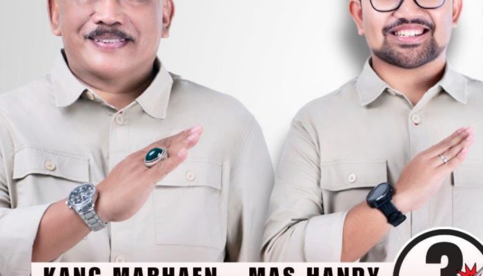 Keseruan Orasi Paslon 03 Marhaen Djumadi dan Tri Handy Usai Debat Publik ke Dua