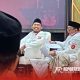 Foto: Pasangan calon Bupati dan Wakil Bupati, Achmad Fauzi dan Imam Hasyim, yang dikenal sebutan FAHAM, pada debat publik kedua. @by_reportasenews.net