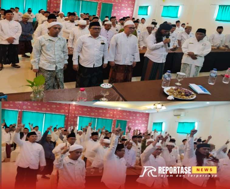 Foto: Dukungan dari Para Kyai dan Santri yang tergabung dalam Aliansi Kyai dan Santri (AKASIA) Sampang, @by_reportasenews.net