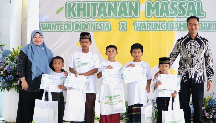 CV. Wahyu Jaya Peduli Gelar Khitanan Massal 127 Anak Kolaborasi Dengan WBB