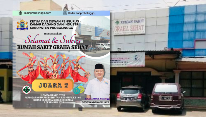 Ivan, Ketua Kadin Probolinggo, Puji RS Graha Sehat Tampil Apik, Sabet Juara 2 Lomba Dance CTPS di HKN ke-60