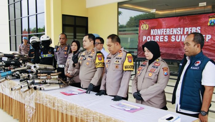 Konferensi Pers Akhir Tahun 2024, Polres Sumenep Ungkap Ratusan Kasus Kriminal, Narkoba, dan Tabrak Lari