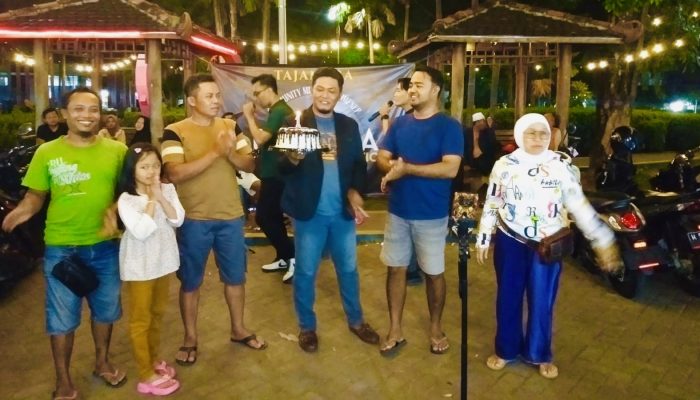 Rayakan HUT ke-1, Paguyuban Pedagang Tajamara Gelar Live Musik Meriah