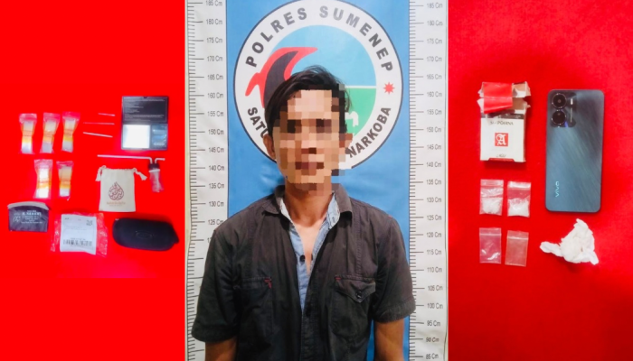 Polres Sumenep Tangkap Pengedar Narkoba di Jalan Yos Sudarso