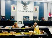 DPRD Kabupaten Blitar Gelar Rapat Paripurna Penyampaian Laporan Pokok-Pokok Pikiran
