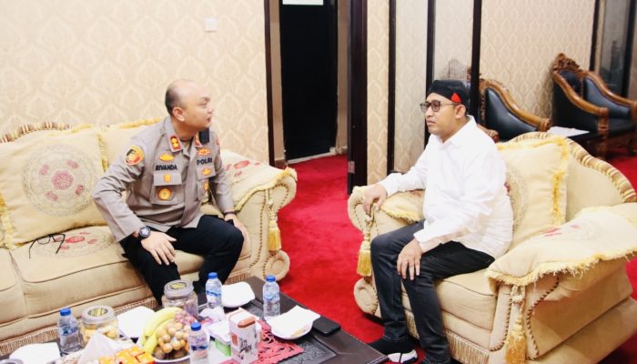 Pererat Sinergi, Kapolres Sumenep AKBP Rivanda Silaturahmi ke Rumah Dinas Bupati
