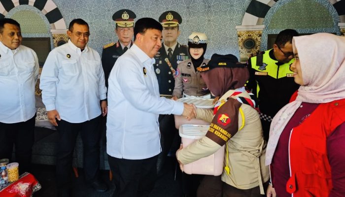 Menkopolkam Jenderal (Purn) Prof. Dr. Budi Gunawan, S.H., M.Si., Ph.D. Kunjungi Pos Pam Selorejo Blitar