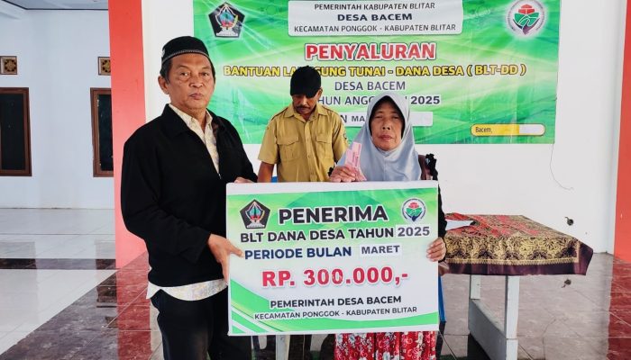 BLT DD Bulan Kedua dan Ketiga Tahun 2025 Desa Bacem Disalurkan kepada 40 KPM
