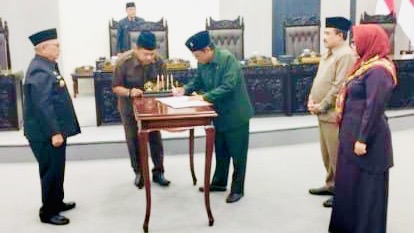 DPRD Kabupaten Blitar Gelar Rapat Paripurna Penyampaian Laporan Banggar dan Persetujuan Ranperda