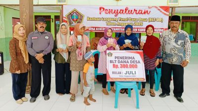 BLT Dana Desa Bulan Juli Telah Disalurkan kepada 18 KPM di Desa Kemloko
