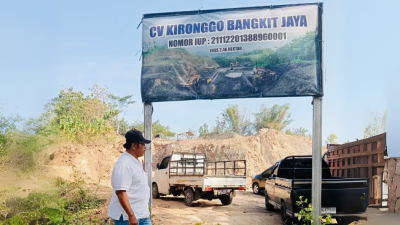 Diduga CV Kironggo Bangkit Jaya Langgar Aturan Pertambangan