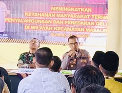Polsek Masalembu Bersama Elemen Masyarakat Siap Berantas Peredaran Narkoba