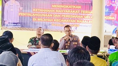 Polsek Masalembu Bersama Elemen Masyarakat Siap Berantas Peredaran Narkoba