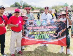 Karnaval SD se-Kecamatan Lenteng Meriah, SDN Moncek Tengah Angkat Tema Batik