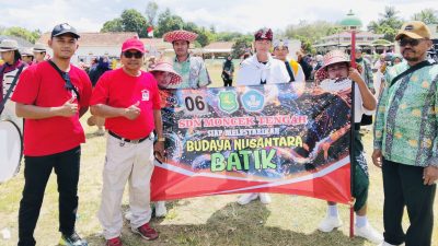 Karnaval SD se-Kecamatan Lenteng Meriah, SDN Moncek Tengah Angkat Tema Batik