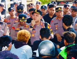 Kapolres Rivanda Hadir di Tengah Massa Aksi: Polri Terbuka untuk Dialog