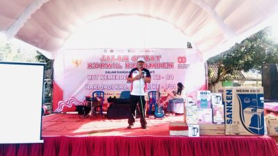 Sambut HUT RI ke-80 dan Hari Jadi Kab. Blitar ke-701, Korwil Kesamben Gelar Jalan Sehat