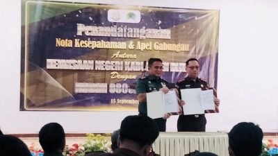Sinergi Penegakan Hukum: Kejari dan Kodim Blitar Tandatangani Nota Kesepahaman