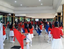 Karnaval Imlek Sekolah Kalam Kudus Ambon Semarakkan Lapangan Merdeka Ambon