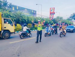 Polres Blitar Pastikan Arus Pagi Lancar dan Aman
