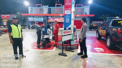 Cegah Antrean dan Hoaks, Polisi Pantau SPBU di Blitar